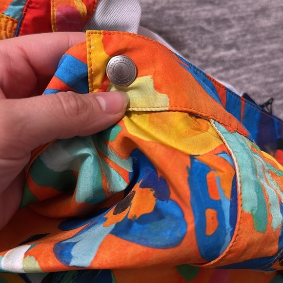 Polo Ralph Lauren Floral Monaco Tunk Trunk Swimming
Shorts Camarat Sz 38 Orange - Picture 10 of 13